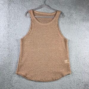 Manfinity Knitted Tank Top Men Large Textured Sleeveless Shirt Beach Resort Vaca